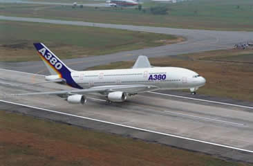 airbus A380 takeoff photo