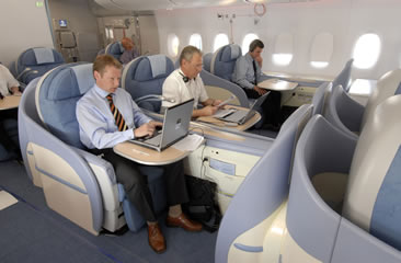 Singapore Airlines Airbus A380 Interior Aircraft Picture 