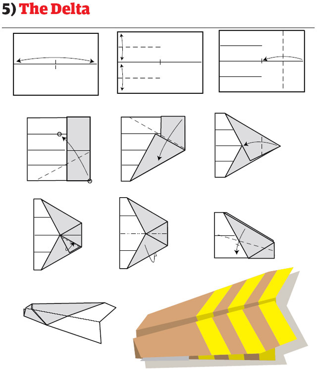 Delta Paper Airplane Design