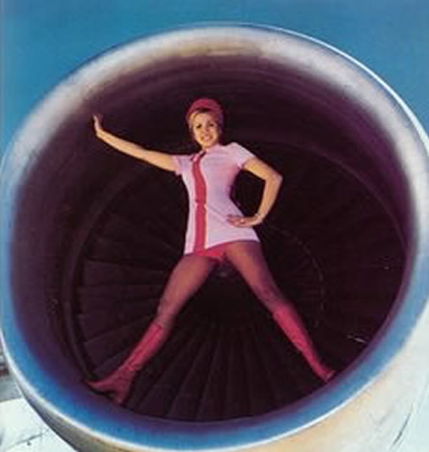 Hot Sexy Braniff International Stewardesses