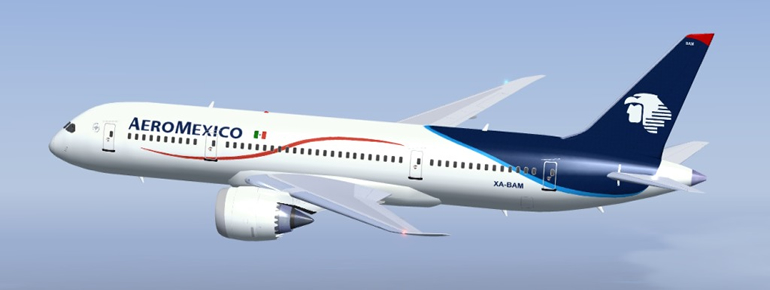 AeroMexico Boeing Dreamliner 787-8