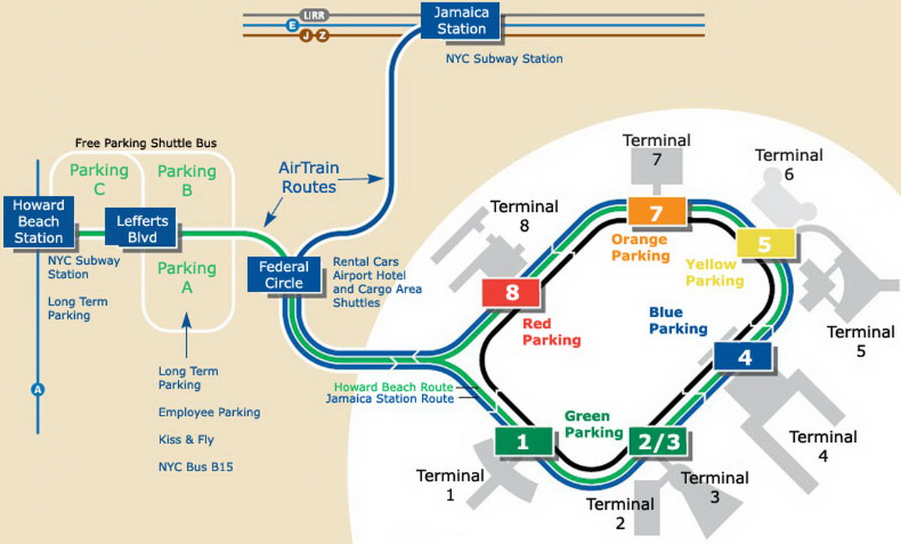 Map Of Jfk Terminal World Map