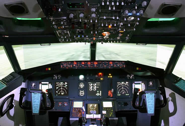 Modern Glass Cockpit Photo