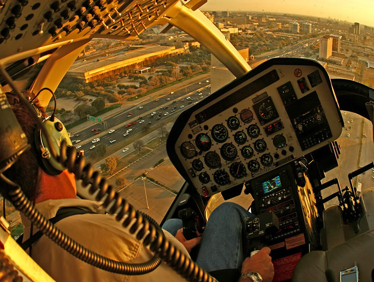 Helicopter Cockpit Photo