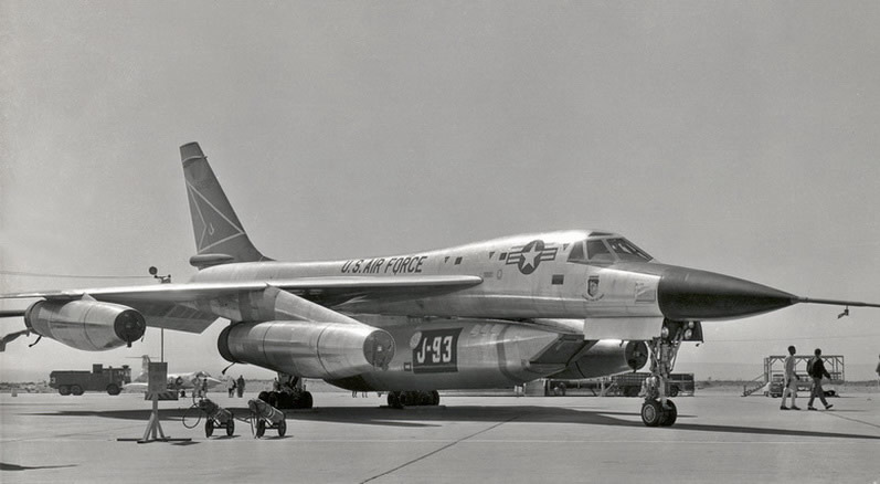 4 Engine B-58 Hustler Bomber Jet