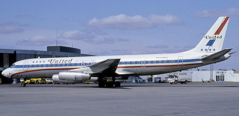 united airlines dc8
