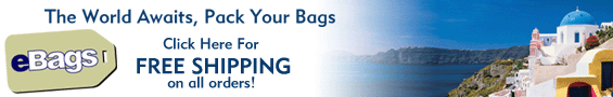 ebags - free shipping on all luggage