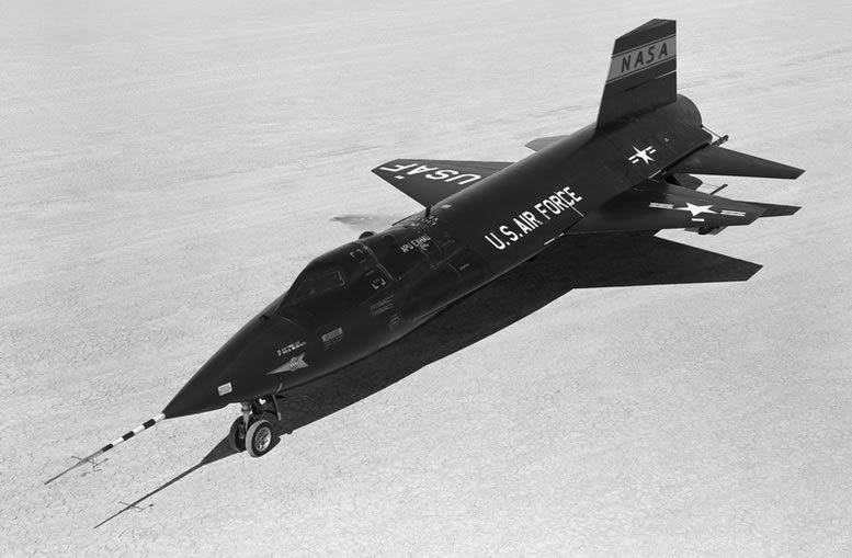 North American X-15 NASA USAF Experimental Jet Aircraft after flight