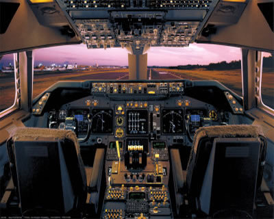 Boeing 747-400 Flight Deck