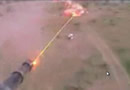 Helicopter Gattling Gun Footage