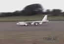rc aircraft b52 falls out of the sky