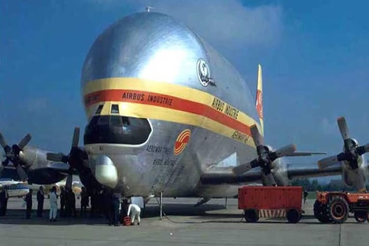 airbus super guppy with turboprops instead of jet engines