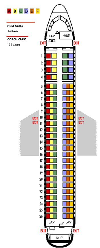 airbus a320 northwest airlines seating chart