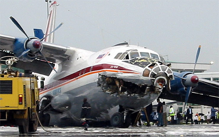 russian cargo plane crash