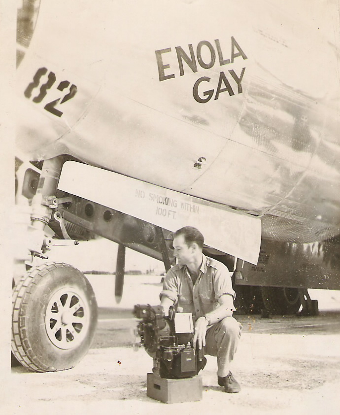 The Enola Gays B-29 Bombardier Thomas Ferebee Photo