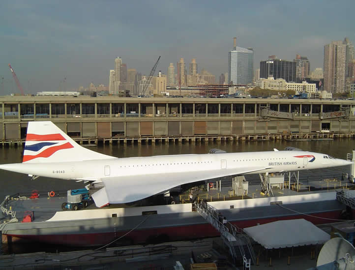 British Airways Concorde Nose View