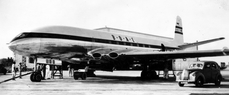 de havilland comet dh-106 airplane BOAC