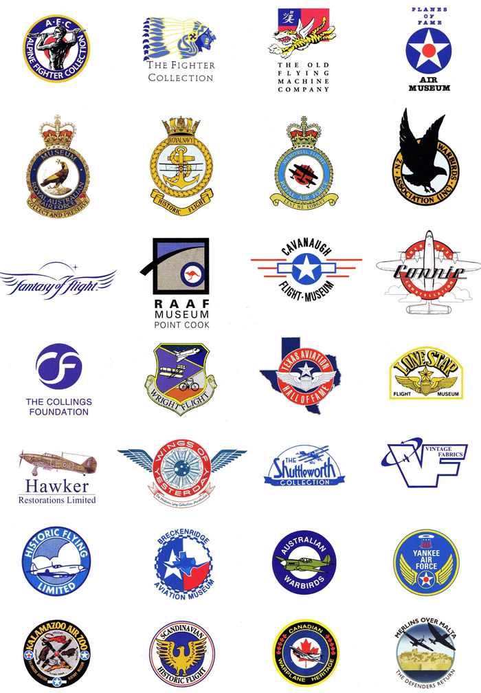 Aircraft Museums And Aviation Organizations Logos