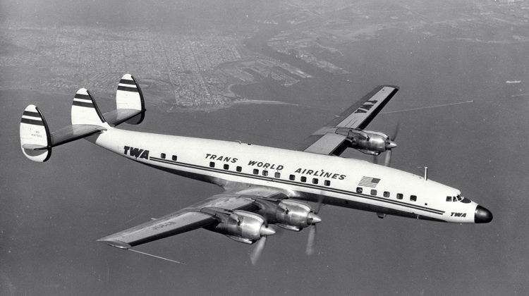 Vintage TWA Airline Lockheed Constellation CONNIE 