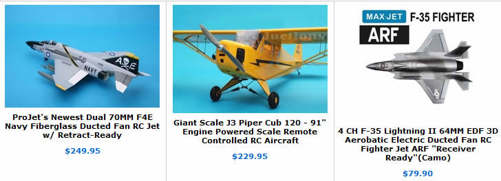 ducted fan RC aircraft on sale