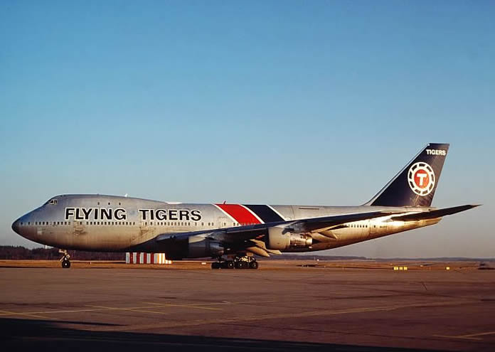 flying tigers boeing 747