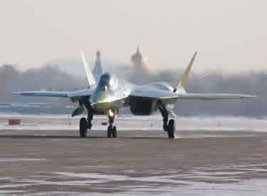 russian sukhoi SU-50 fighter jet