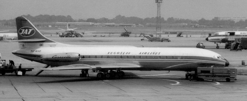 Yugoslav Airines Sud Caravelle Aircraft