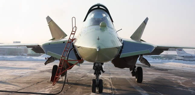 close-up nose photo of sukhoi stealth
