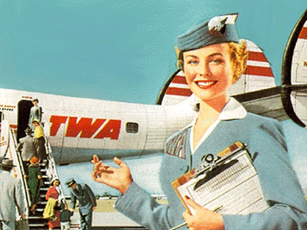TWA Stewardess Picture