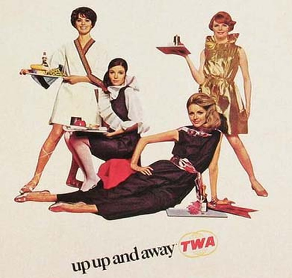 Vitage TWA Stewardess Picture