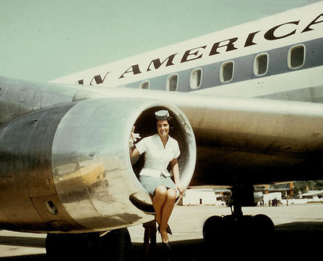 Pan American Stewardess Photo