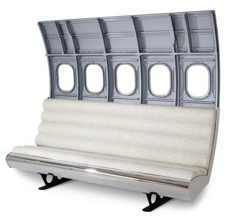 aircraft furniture airliner fuselage bench seating