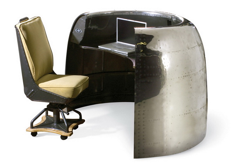 aircraft furniture dc-6 engine desk
