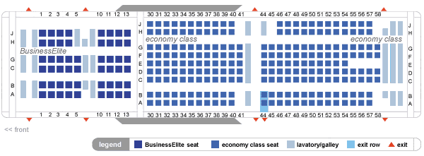 delta airlines boeing 777-200 seating map