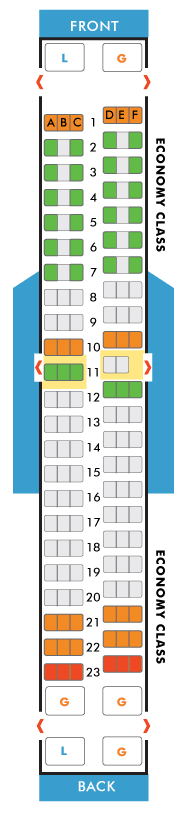 boeing 737-700 southwest airlines seating chart