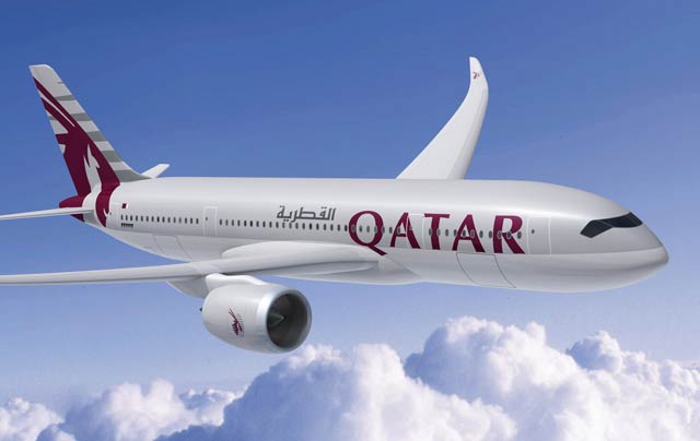 Qatar Airbus A350 XWB Airliner