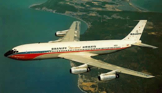 braniff airways boeing 707