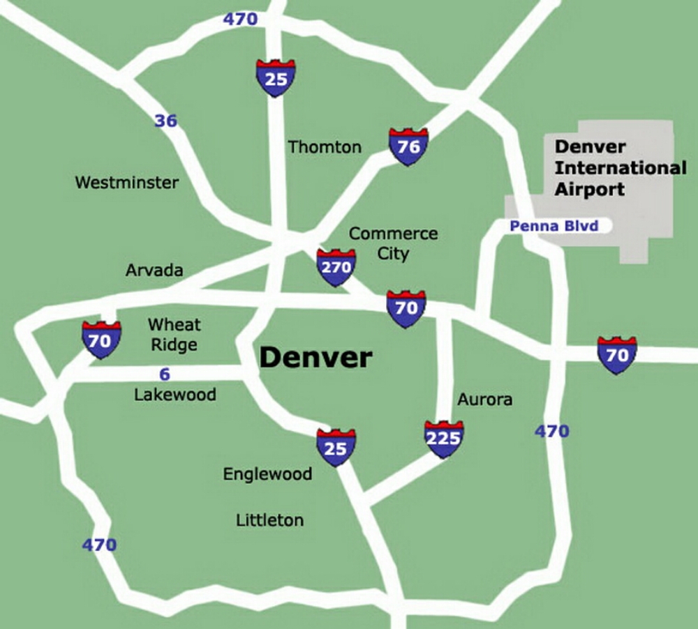 Denver Airport Map 