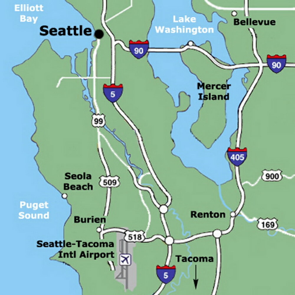 Seattle Airport Map 