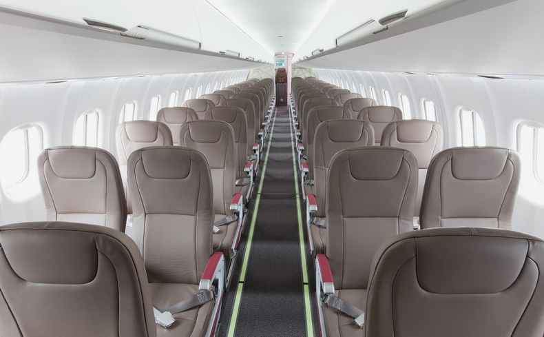 ATR 42 Airplane Interior Photo Of Passenger Seating