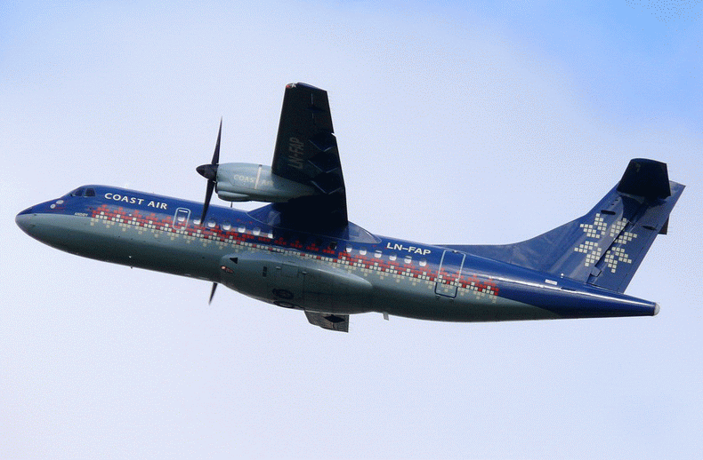 ATR 42 Aircraft Turboprop Of Coast Air Airlines