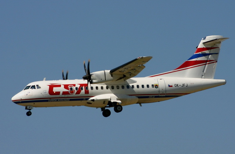 ATR 42 TWIN TURBOPROP AIRCRAFT CSA AIRLINES