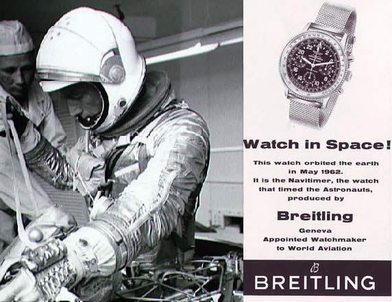 breitling flight watches used in space apollo missions