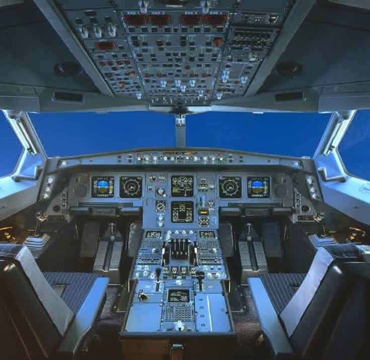 Airbus A340 Cockpit Photo