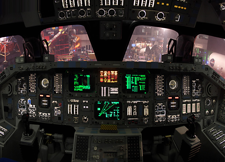 Space Shuttle Cockpit Photo