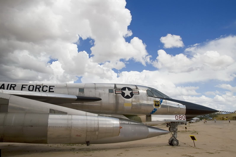 B-58 displayed at Pima Air Museum In Tucson AZ