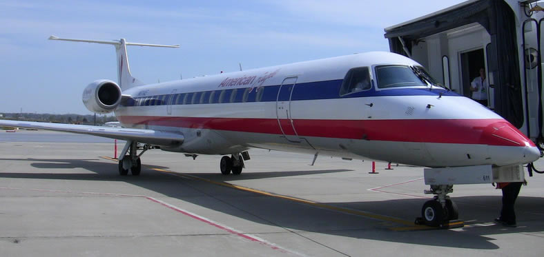 embraer erj145 jet for american eagle airlines