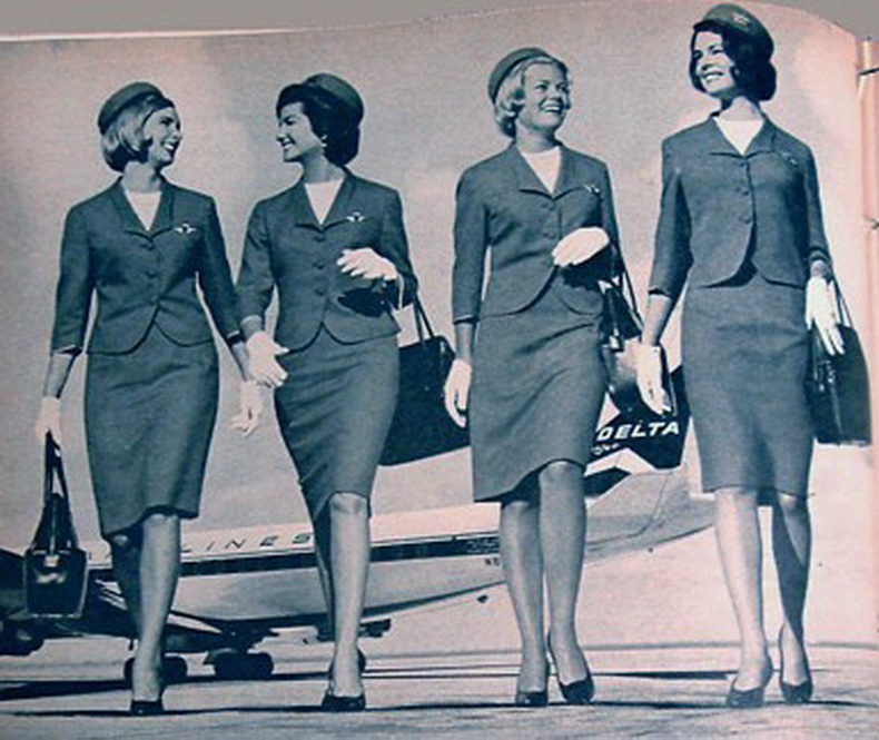 flight attendants from delta airlines