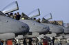A-10 aircraft on the ramp