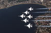 USAF Thunderbirds In Flight